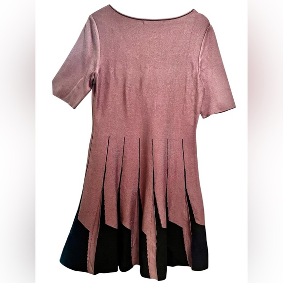 Peruvian Connection Rue De Rosiers Dress Size Medium Brown Black - Picture 3 of 7